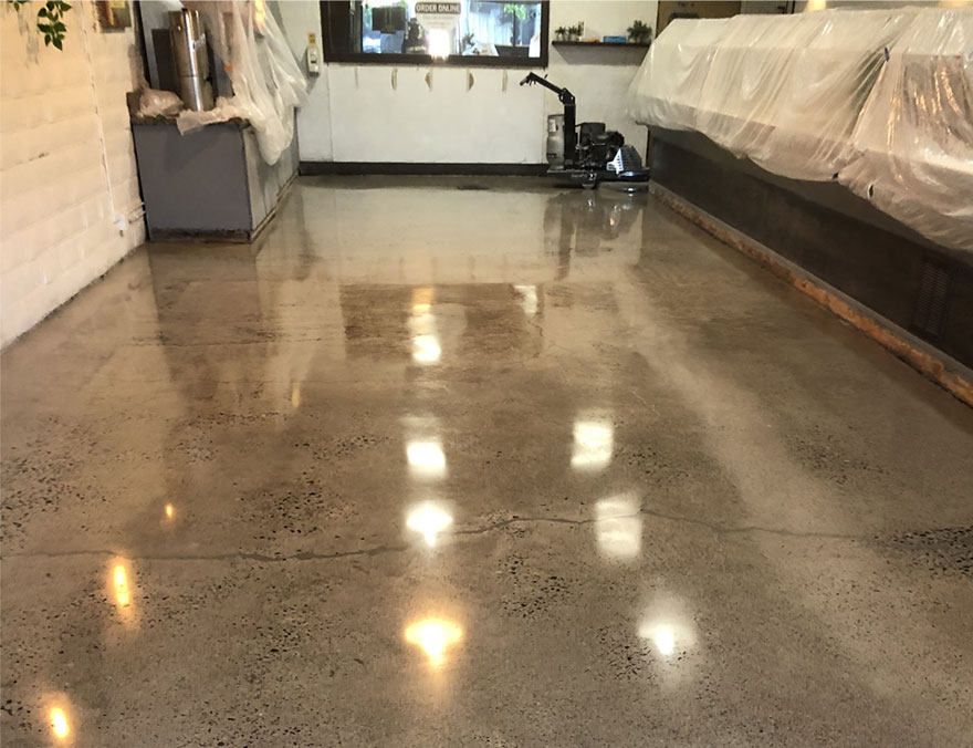 Restaurant floor coatings
