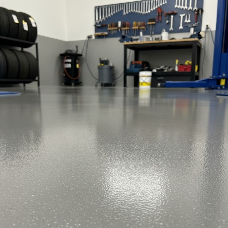 Polyaspartic Floor Coating Installation In Fresno Ca