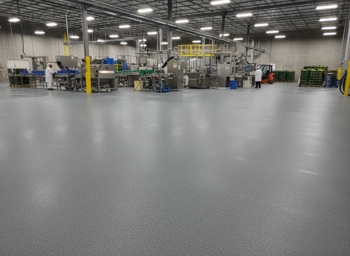 Industrial Urethane Floor Coating Salinas Ag Facility